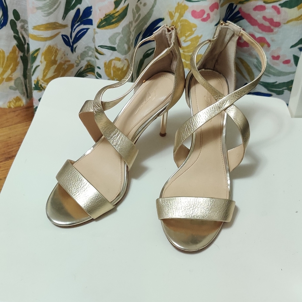 Vince Camuto Golden Heel Shoes